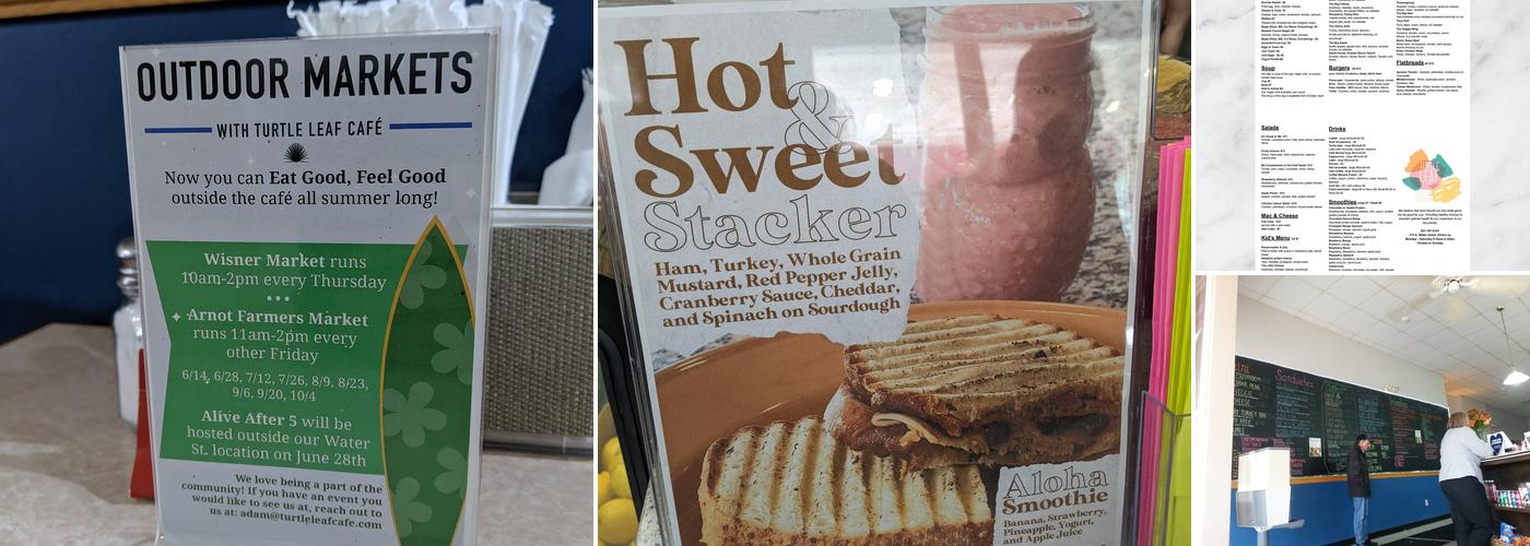 Turtle Leaf Cafe Menu