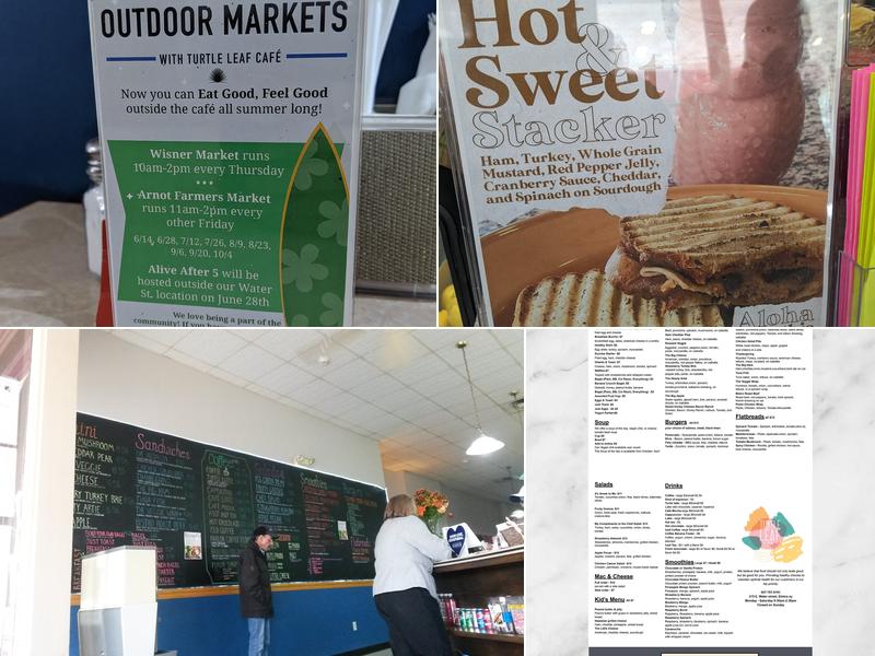 Turtle Leaf Cafe Menu