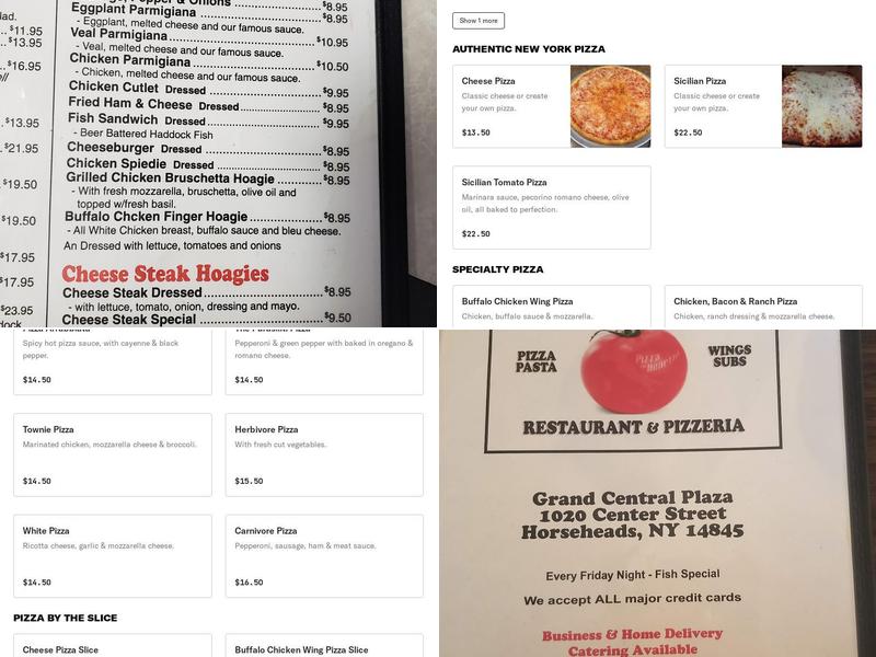 Giuseppe's Menu
