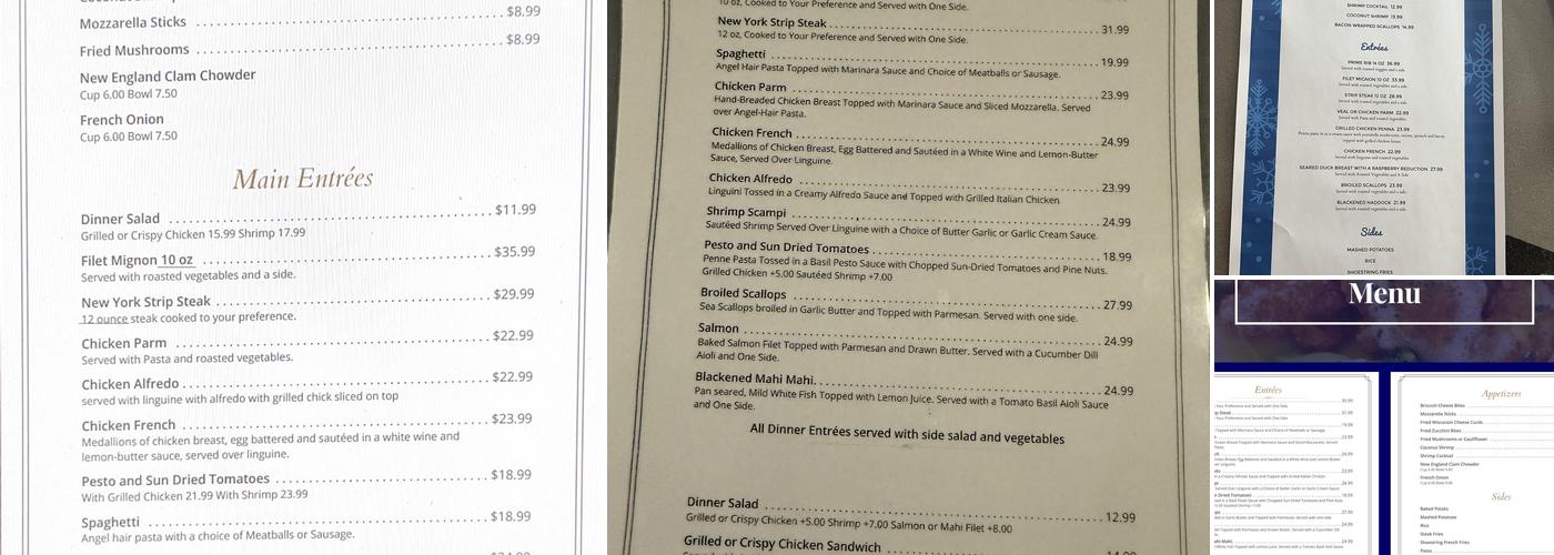 Decoy Restaurant Menu