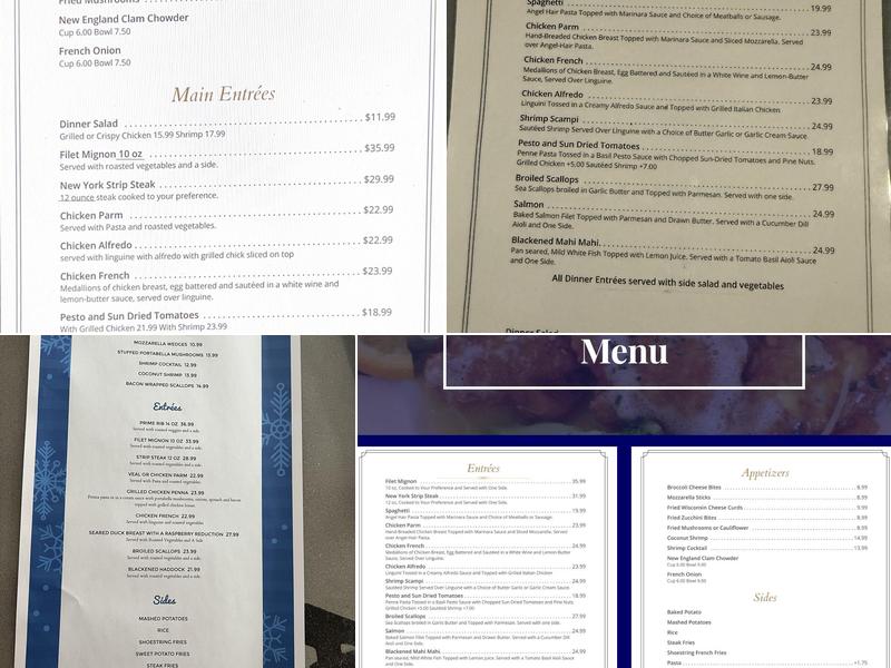 Decoy Restaurant Menu