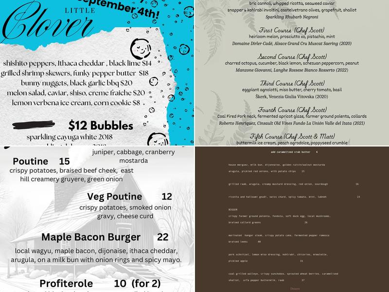 Hazelnut Kitchen Menu