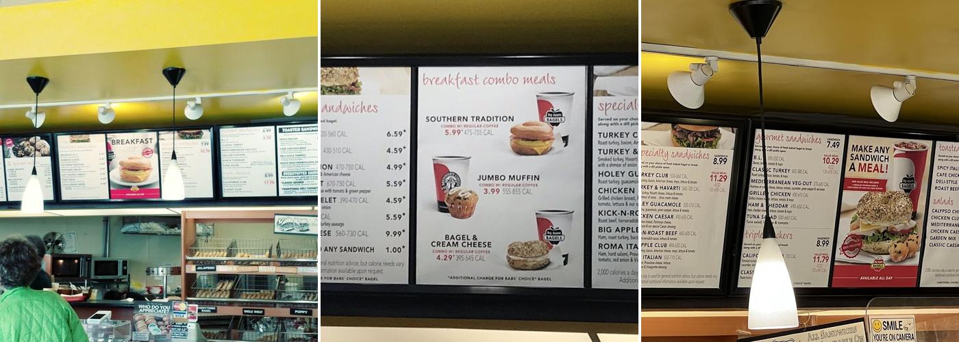 Big Apple Bagels Menu