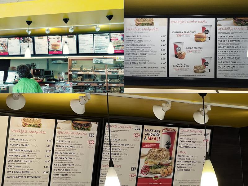 Big Apple Bagels Menu