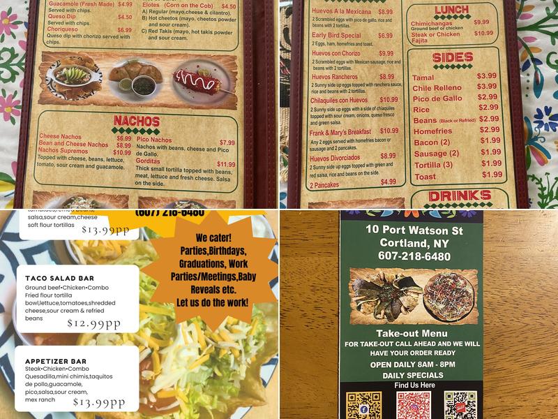 Veracruzana Mexican Restaurant Menu