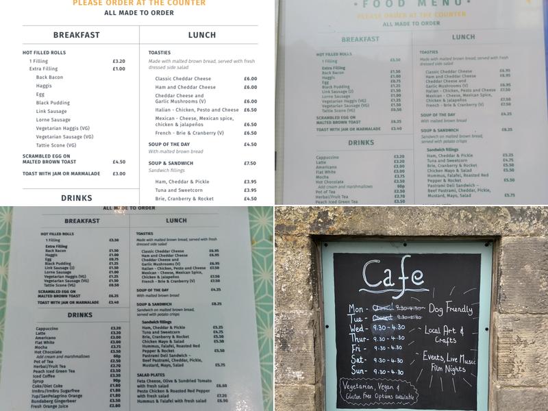 The Aurrie Menu