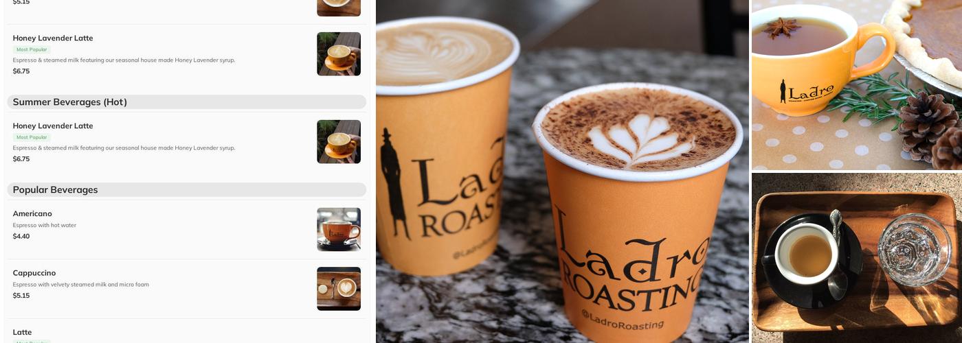 Caffe Ladro - Issaquah Menu