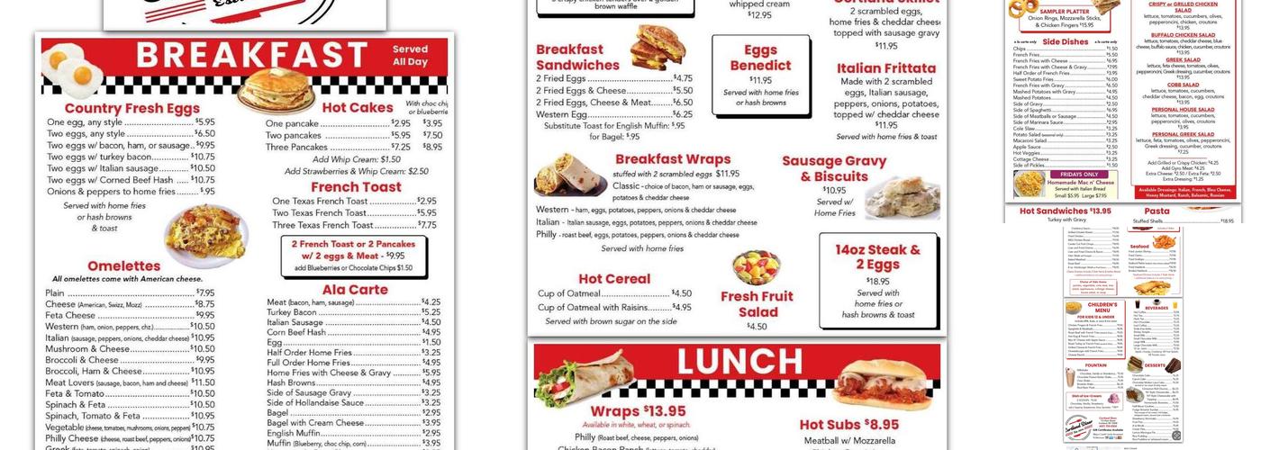 Cortland Diner Menu
