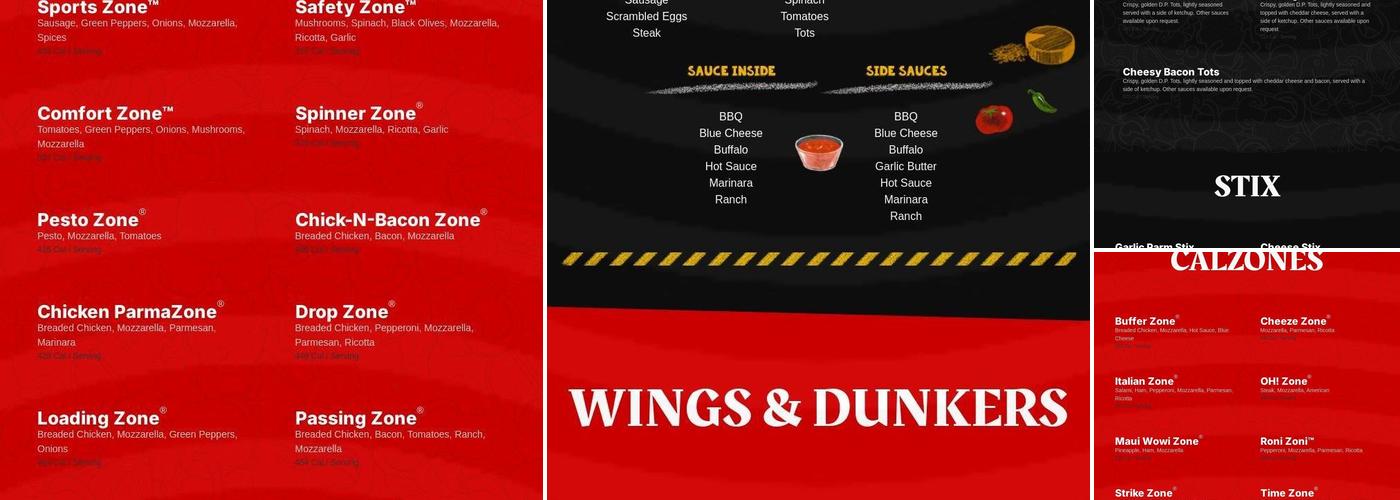 D P Dough Menu
