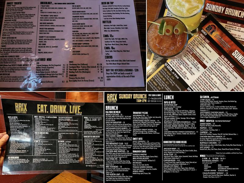 BRIX - brick oven pub Menu