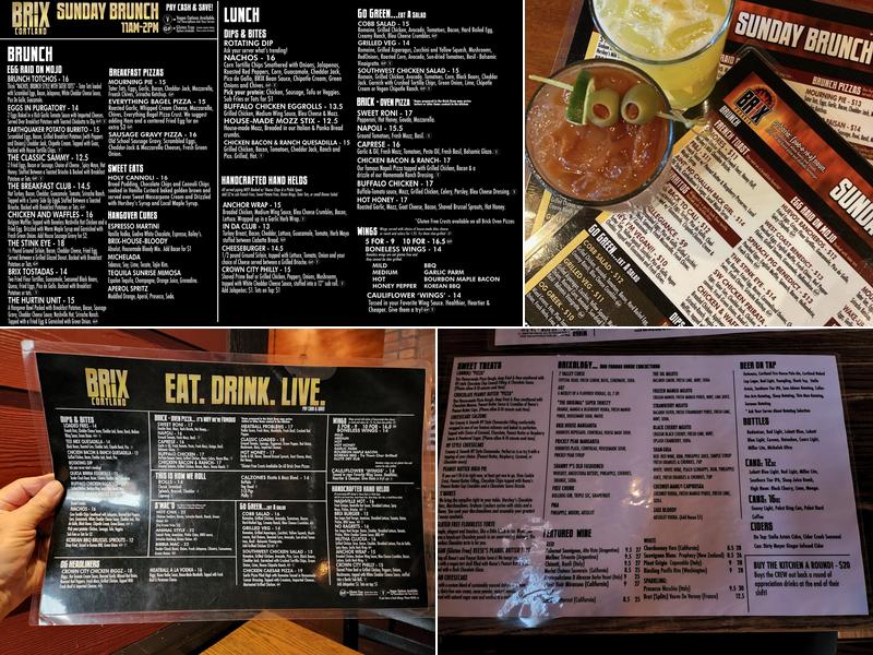BRIX - brick oven pub Menu