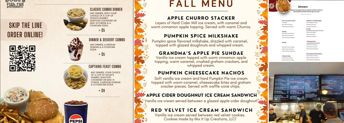 Dougs Fish Fry Menu