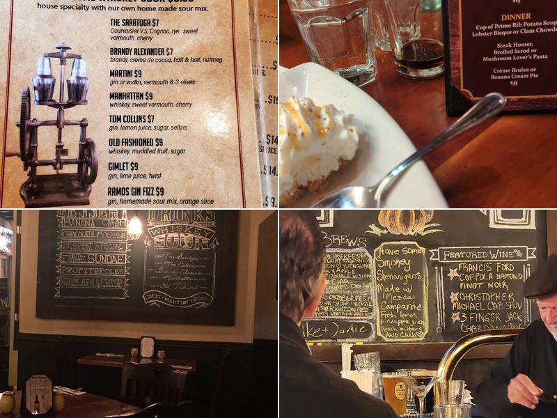 Dasher's Corner Pub Menu