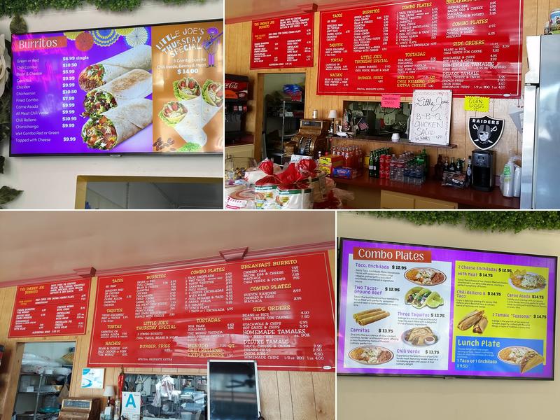 Little Joe's Fresh Mex Menu