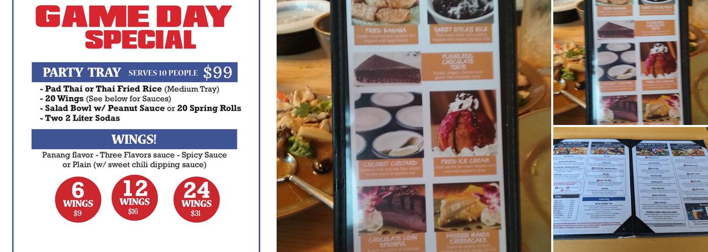 Taste Of Thai Express Menu