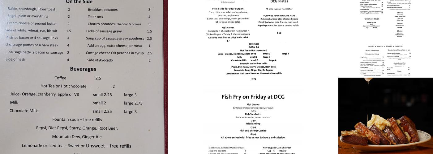 Dugans Country Grill Menu