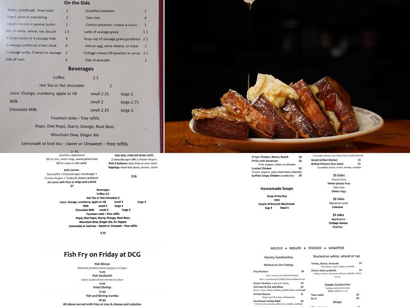 Dugans Country Grill Menu