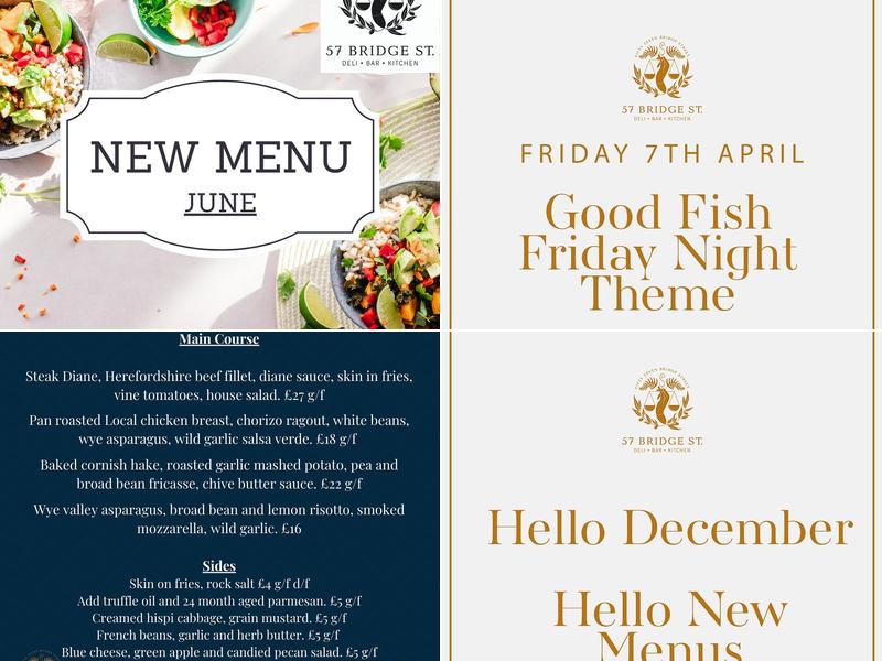 57 Bridge Street Menu