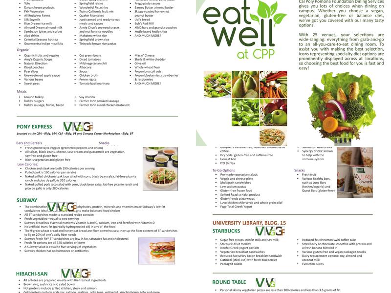 ENV Café Menu