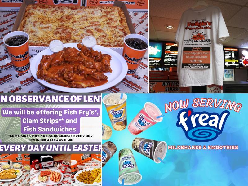 Pudgie's Pizza, Pasta & Subs Menu