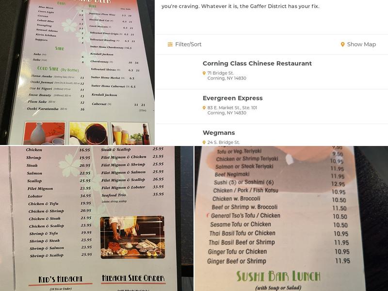 Wild Ginger Menu
