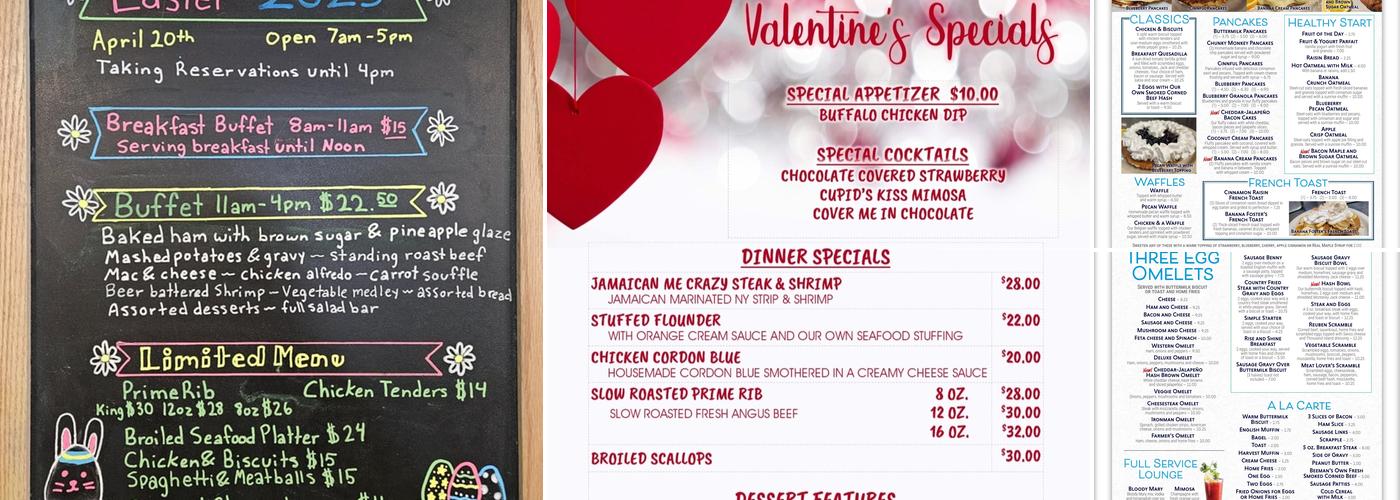 Beeman's Menu