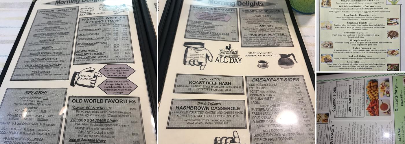 Chef's Gathering Menu