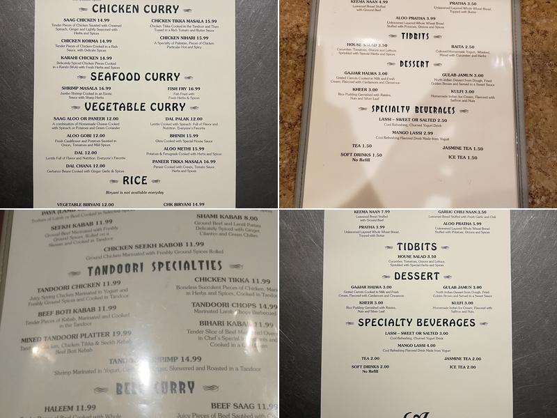 New Aashiyana-Halal Tandoori Restaurant Menu