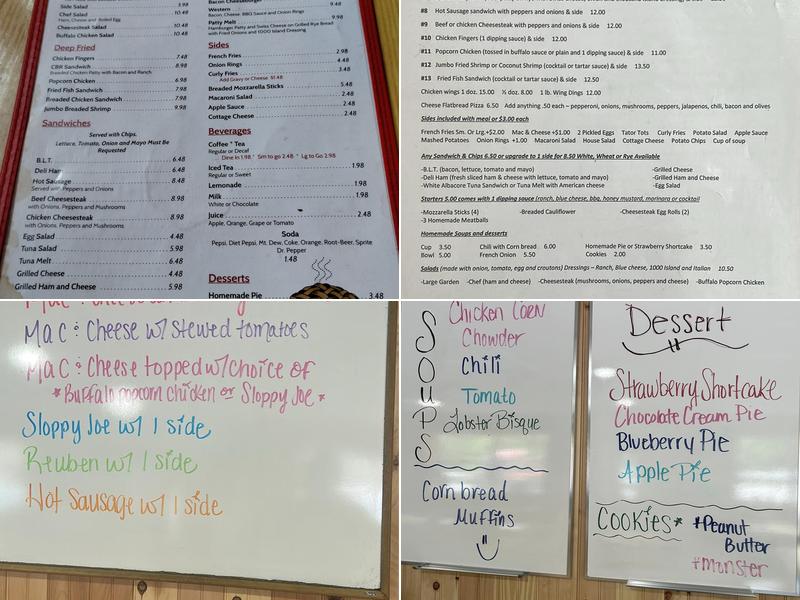 East Troy Diner Menu