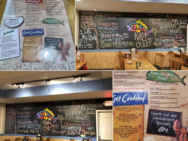 Shells Seafood - St Pete Beach Menu