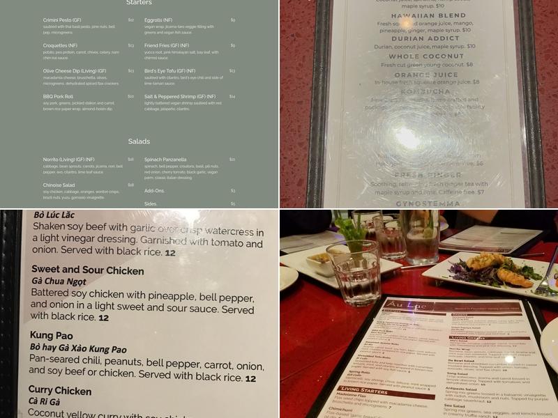 Âu Lạc - Fountain Valley Menu