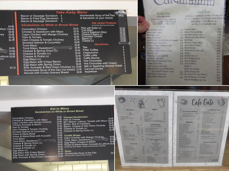 Cafe Gate Menu