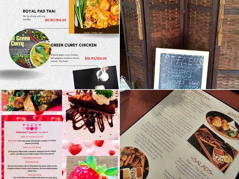 Twist On Thai Cafe Menu