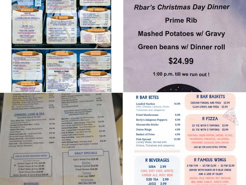R Bar Menu