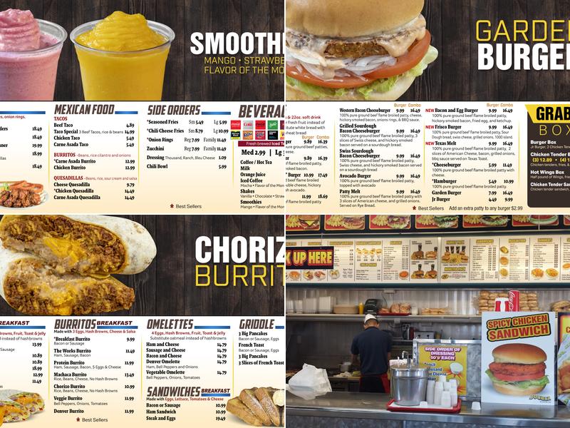 Doublz Menu