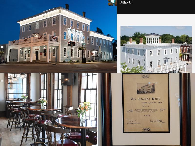 Cadillac House Tavern Menu