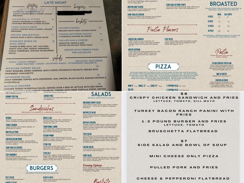 Steis's Village Inn Menu