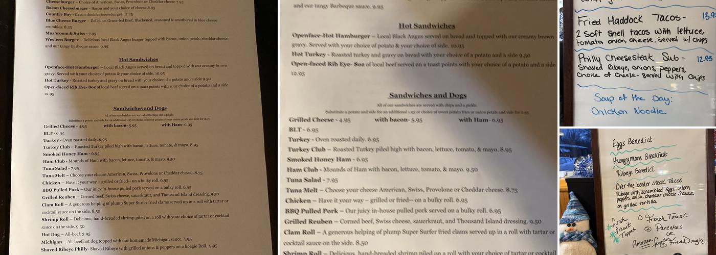 Green Mountain Eatery Menu