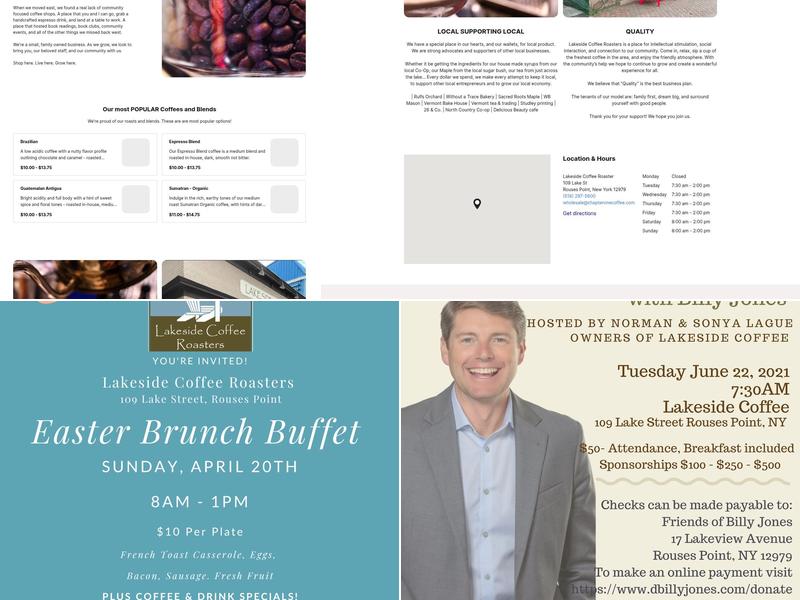 Lakeside Coffee Roasters Menu