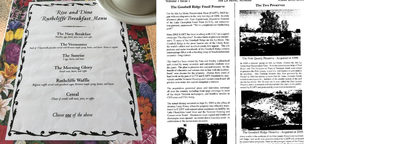 Ruthcliffe Lodge Menu