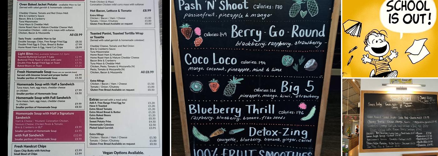 Ma Bakers Cafe @ World of Water Menu