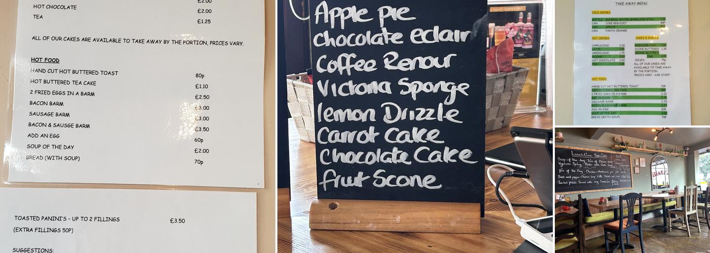 Dizzy Ducks Bistro Menu