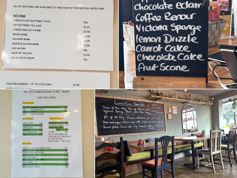 Dizzy Ducks Bistro Menu