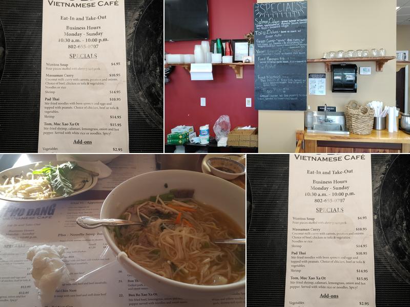 Pho Dang Vietnamese Cafe Menu