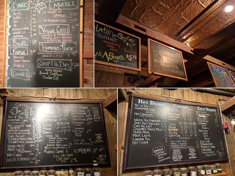 Muddy Waters Menu