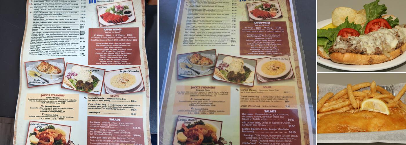 Brass Monkey Menu