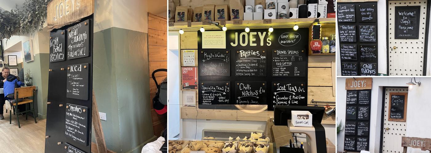 Joey's Café Menu