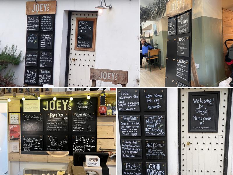 Joey's Café Menu