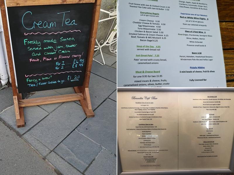 Brambles Cafe’ Bar Menu