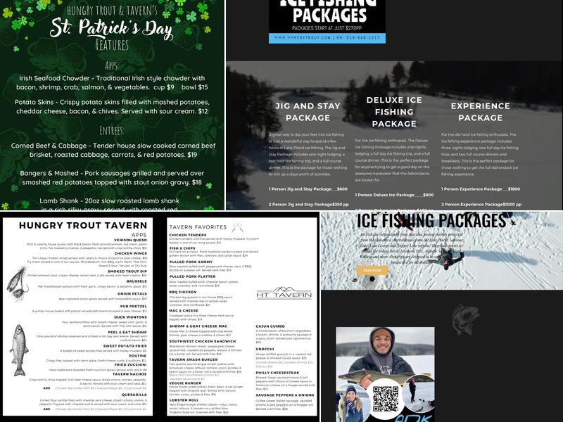 R.F McDougalls Pub Menu